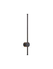 Madrona 65cm Wall Lamp, 12W LED, 3000K, 1100lm, IP54, Black, 3yrs Warranty