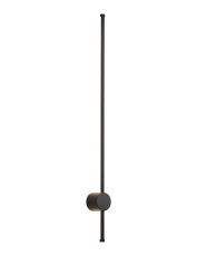 Madrona 97cm Wall Lamp, 20W LED, 3000K, 2000lm, IP54, Black, 3yrs Warranty
