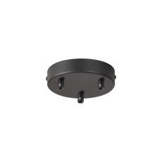 Briciole 3 Hole 12cm Canopy/Ceiling Rose Kit Satin Black