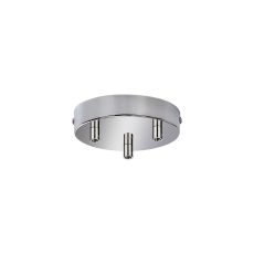Briciole 3 Hole 12cm Canopy/Ceiling Rose Kit Polished Chrome