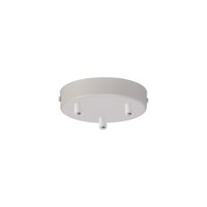 Briciole 3 Hole 12cm Canopy/Ceiling Rose Kit White
