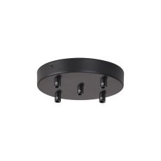 Briciole 5 Hole 15cm Canopy/Ceiling Rose Kit Satin Black