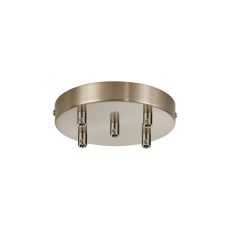 Briciole 5 Hole 15cm Canopy/Ceiling Rose Kit Satin Nickel