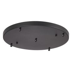 Briciole 5 Hole 40cm Canopy/Ceiling Rose Kit Satin Black