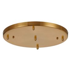 Briciole 5 Hole 40cm Canopy/Ceiling Rose Kit Brass