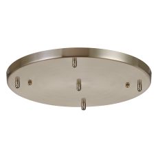 Briciole 5 Hole 40cm Canopy/Ceiling Rose Kit Satin Nickel