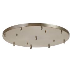 Briciole 9 Hole 60cm Canopy/Ceiling Rose Kit Satin Nickel