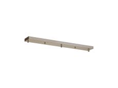 Briciole 3 Hole 700 x 100mm Canopy/Ceiling Rose Kit Satin Nickel