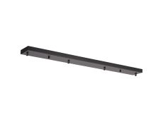 Briciole 4 Hole 900 x 100mm Canopy/Ceiling Rose Kit Satin Black