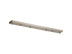 Briciole 4 Hole 900 x 100mm Canopy/Ceiling Rose Kit Satin Nickel