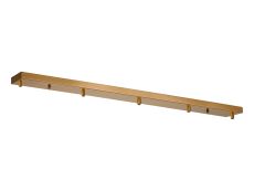 Briciole 5 Hole 1100 x 100mm Canopy/Ceiling Rose Kit Brass