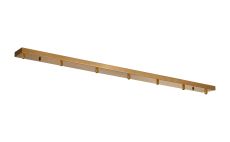 Briciole 7 Hole 1400mm x 100mm Canopy/Ceiling Rose Kit Brass