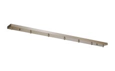 Briciole 7 Hole 1400mm x 100mm Canopy/Ceiling Rose Kit Satin Nickel
