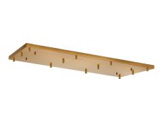 Briciole 12 Hole 1100mm x 400mm Canopy/Ceiling Rose Kit Brass