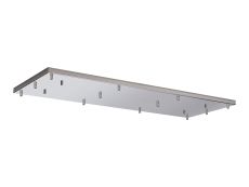 Briciole 12 Hole 1100mm x 400mm Canopy/Ceiling Rose Kit Polished Chrome