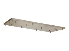 Briciole 12 Hole 1100mm x 400mm Canopy/Ceiling Rose Kit Satin Nickel