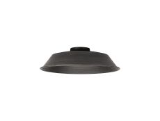 Briciole Round 25cm Lampshade With Angled Sides, Aged Pewter