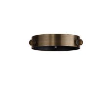 Briciole 88mm Collar Ring c/w 3 Screws, Antique Brass