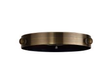 Briciole 120mm Collar Ring c/w 3 Screws, Antique Brass