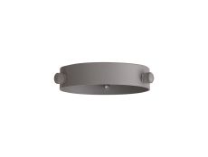 Briciole 88mm Collar Ring c/w 3 Screws, Warm Grey