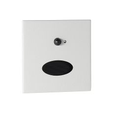 Proa Square Wall Lamp With 3 Program Sensor, 3W LED, 3000K, 180lm, White, 3yrs Warranty