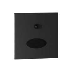 Proa Square Wall Lamp With 3 Program Sensor, 3W LED, 3000K, 180lm, Black, 3yrs Warranty