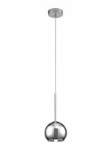 Regina Single Pendant 1 Light G9 Polished Chrome/Chrome Plated Glass