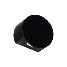 Shella Round Wall Light, 3W LED, 3000K, 180lm, IP65, Black, 3yrs Warranty