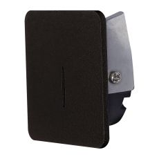 Sotavento Sqaure Wall Lamp, 3W LED, 3000K, 150lm, IP42, Black, Cut Out: 48mm, 3yrs Warranty