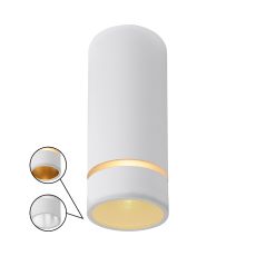 Split 6cm Spotlight, 1 Light GU10 (Not Included), White