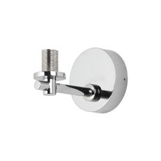 Gana Short Arm Wall Light (FRAME ONLY), 1 Light G9, IP44, Polished Chrome