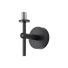 Gana Medium Arm Wall Light (FRAME ONLY), 1 Light G9, IP44, Satin Black