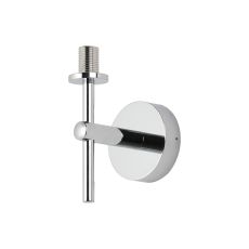 Gana Medium Arm Wall Light (FRAME ONLY), 1 Light G9, IP44, Polished Chrome