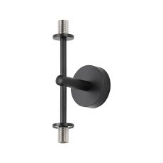 Gana Medium Arm Wall Light (FRAME ONLY), 2 Light G9, IP44, Satin Black