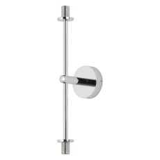 Gana Tall Arm Wall Light (FRAME ONLY), 2 Light G9, IP44, Polished Chrome