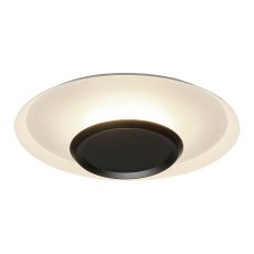 Tina 56cm Ceiling Light, 24W LED, 3000K, 1060lm, White/Black, 3yrs Warranty