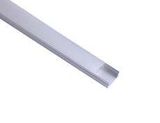 Tiras 2m, 17 x 8.5mm Aluminium Profile With Diffuser, 4 x Mounting Brackets, 2 x End Caps, 2 x End Caps With Hole, 3yrs Warranty