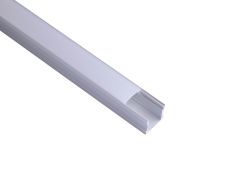 Tiras 2m, 17 x 15.3mm Aluminium Profile With Diffuser, 4 x Mounting Brackets, 2 x End Caps, 2 x End Caps With Hole, 3yrs Warranty