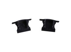 Tiras 17.3 x 15.3mm Black Recessed Profile End Cap Without Hole (1pc) for M7408, 3yrs Warranty