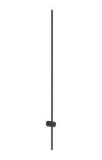 Tobago Wall Light, 12W LED, 3000K, 1010lm, Black, 3yrs Warranty