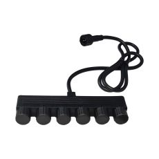 Centa 1m, 6 Way Adapter, 2 x 0.75mm² PVC, -35C Degree Resistant. IP44 1 Male & 6 Female Connections, 3yrs Warranty