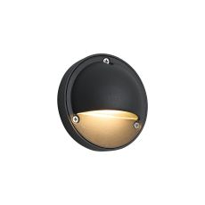 Centa Round 24V DC Wall/Step Light, 1.2W LED, 3000K, c/w 1m 2 x 0.3mm² PVC Cable, Male Connection, IP44, Anthracite, 3yrs Warranty