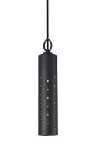 Centa 6cm Hanging 24V DC Pendant, 3W LED, 3000K, c/w 1m 2 x 0.75mm² PVC Cable, Male Connection, IP44, Anthracite, 3yrs Warranty