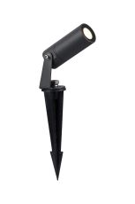 Centa 24V DC Spotlight, 2 in 1 Ground Spike/Fixed Base, 3W LED, 3000K, c/w 1m Cable, Male Connection, IP65, Anthracite, 3yrs Warranty
