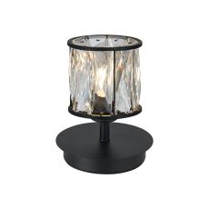Acacia 1 Light G9 Small Touch Switch Crystal Table Lamp Sand Black & Clear Crystal Shade