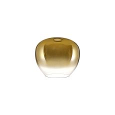 Urasawa 18xH15cm Inverted Trapezium Glass (J), Gold Fade/Clear