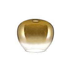 Urasawa 24xH20cm Inverted Trapezium Glass (J), Gold Fade/Clear