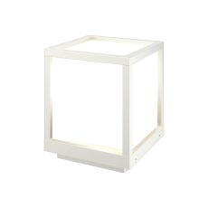 Utah Pedestal Lamp, 1 Light E27, IP65, White, 2yrs Warranty