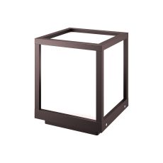 Utah Pedestal Lamp, 1 Light E27, IP65, Sand Brown, 2yrs Warranty