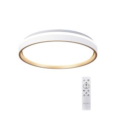Verona 50cm Round Ceiling 55W LED With Remote Control 2700K-5000K, 7350lm, Gold, 3yrs Warranty